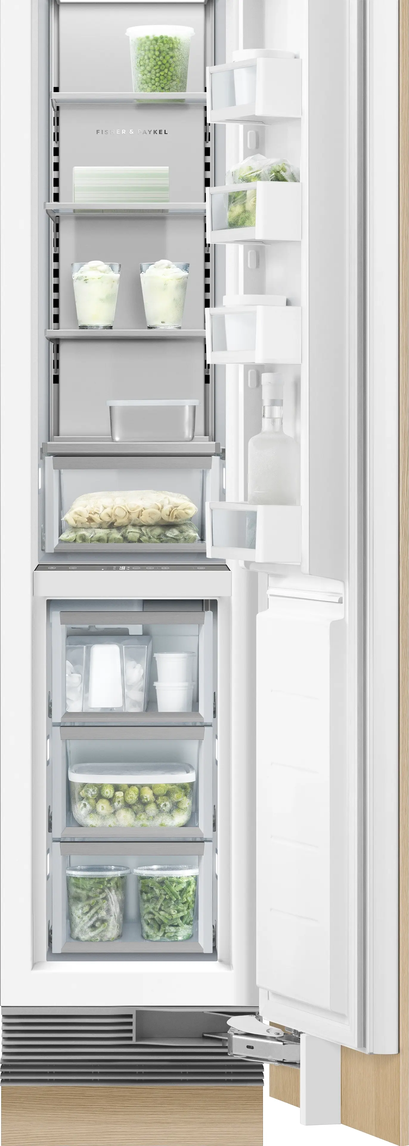 Fisher Paykel RS1884FRJ1 Panel Ready, Right Hinge with White Interior