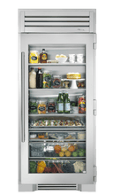 36 Inch Refrigerator Column with 25.5 cu. ft. Capacity, 3 Adjustable/Removable Shelves, 1 Fixed Shelf, 3 Drawer Bins, Forced-Air Refrigeration System, LED Lighting, and True Precision® Control