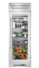 30 Inch Refrigerator Column with 20.3 cu. ft. Capacity, Forced-Air Refrigeration System, 3 Adjustable Glass Shelves, 1 Fixed Glass Shelf, 3 Drawer Bins, LED Lighting, and True Precision® Control