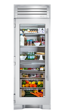 30 Inch Refrigerator Column with 20.3 cu. ft. Capacity, Forced-Air Refrigeration System, 3 Adjustable Glass Shelves, 1 Fixed Glass Shelf, 3 Drawer Bins, LED Lighting, and True Precision® Control