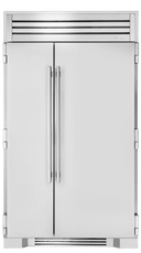 48 Inch Built-In Side by Side Refrigerator with 29.5 cu. ft. Total Capacity, Forced-Air Refrigeration System, 4 Glass Shelves, 3 Drawers, LED Lighting, True Precision® Control, Built-In Ice Maker, and ENERGY STAR®