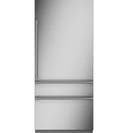 36 Inch Premium Fully Integrated Panel Ready Smart Bottom Freezer Refrigerator with 20.2 cu. ft. Total Capacity, Icemaker, and Internal Water Dispenser