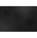 30 Inch Electric Smart Cooktop with 5 Elements, Smooth Glass Surface, SyncBurners, Tri/Dual Ring Elements, Wi-Fi, Guided Cooking, Touch Controls, Power Boil, Precision Temperature Control, and ADA Compliant