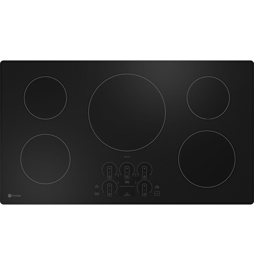 GE PHP7036DTBB 36 Inch Induction Smart Cooktop with 5 Induction E...