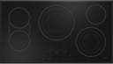 36 Inch Electric Cooktop with 5 Radiant Elements, Smooth Glass Surface, SyncBurners, Tri/Dual Ring Elements, Wi-Fi, Guided Cooking, Chef Connect, Precision Temperature Control, Power Boil, Glide Touch Control, Control Lock, Hot Surface Indicator, and ADA Compliant