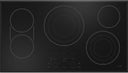 36 Inch Electric Cooktop with 5 Radiant Elements, Smooth Glass Surface, SyncBurners, Tri/Dual Ring Elements, Wi-Fi, Guided Cooking, Chef Connect, Precision Temperature Control, Power Boil, Glide Touch Control, Control Lock, Hot Surface Indicator, and ADA Compliant