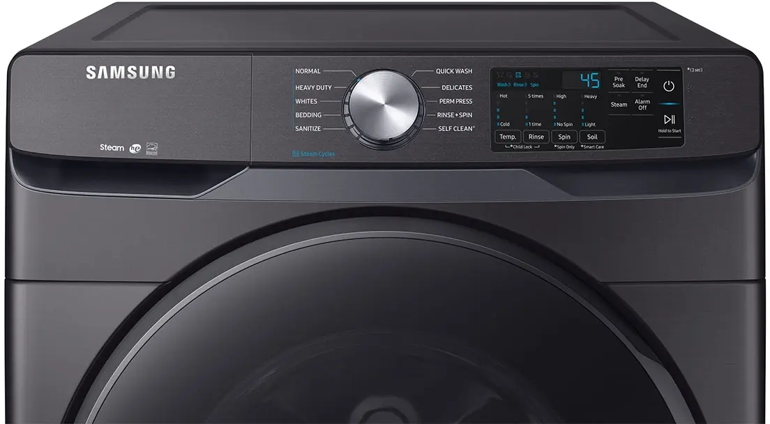 Samsung WF45R6100AV Fingerprint Resistant Black Stainless Steel