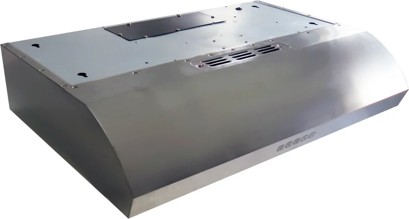 XO Ventilation XOE230S 30 Inch Under Cabinet Compact Range Hood: Stainles...