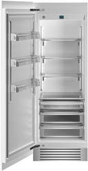 30 Inch Built-in All Refrigerator Column with 17.44 cu. ft. Capacity, Sensor-Managed Temperature Zones, and Side-to-Side Airflow