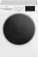 24 Inch Front Load Washer with 2.5 Cu. Ft. Capacity, Stainless Steel Drum, Electric Controls, Child Lock, Internal Water Heater, 16 Wash Cycles, Super Quick 20, Jogging Wear, Bedding, Jean Programs, and ENERGY STAR® Certified