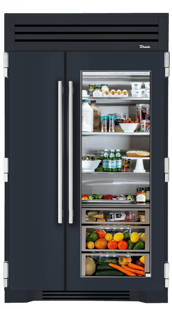 True Residential TR48SBSSGC Stainless Glass Door