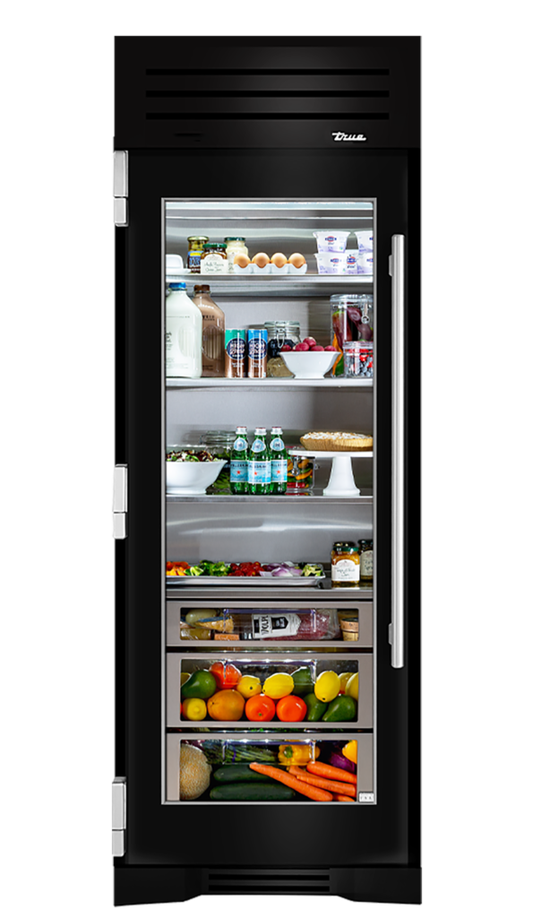True Residential TR30REFLSGC Stainless Glass Door, Left Hinge