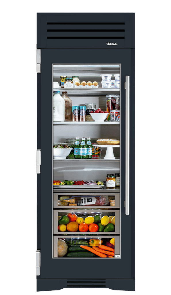 True Residential TR30REFLSGC Stainless Glass Door, Left Hinge