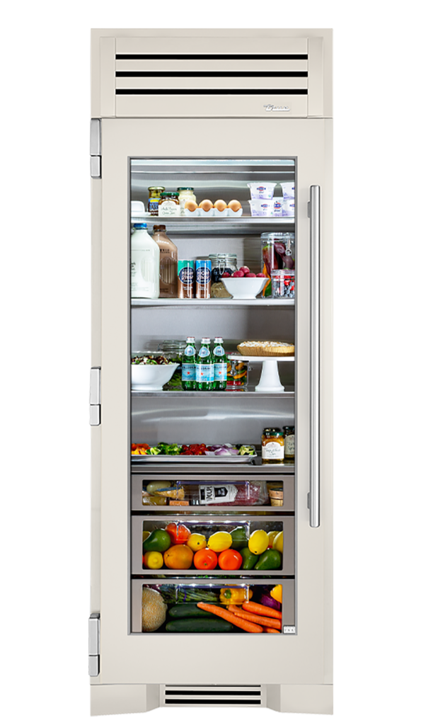 True Residential TR30REFLSGC Stainless Glass Door, Left Hinge