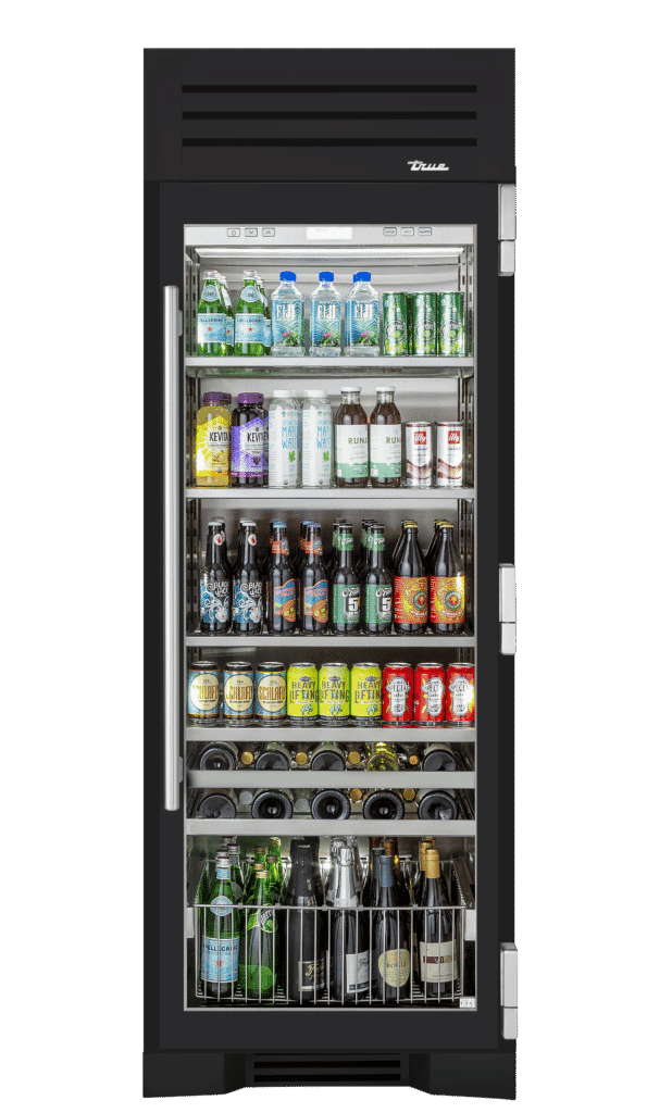 True Residential TR30BEVRSGC Stainless Glass Door, Right Hinge
