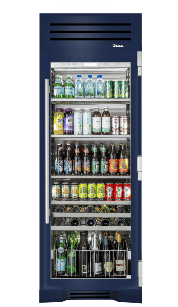 True Residential TR30BEVRSGC Stainless Glass Door, Right Hinge