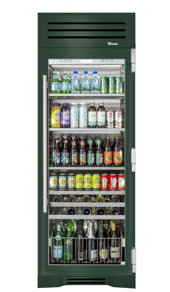 True Residential TR30BEVRSGC Stainless Glass Door, Right Hinge