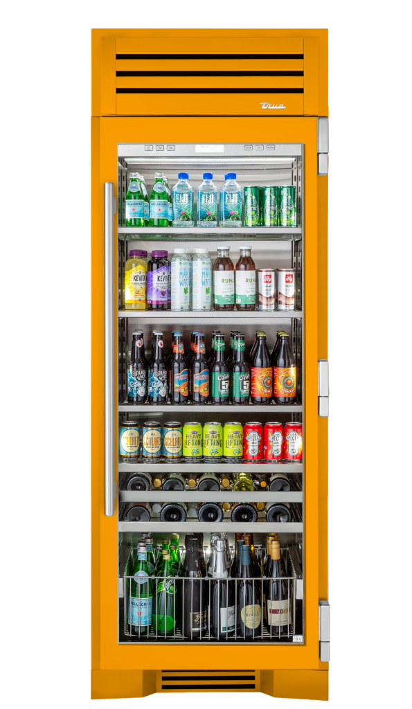 True Residential TR30BEVRSGC Stainless Glass Door, Right Hinge