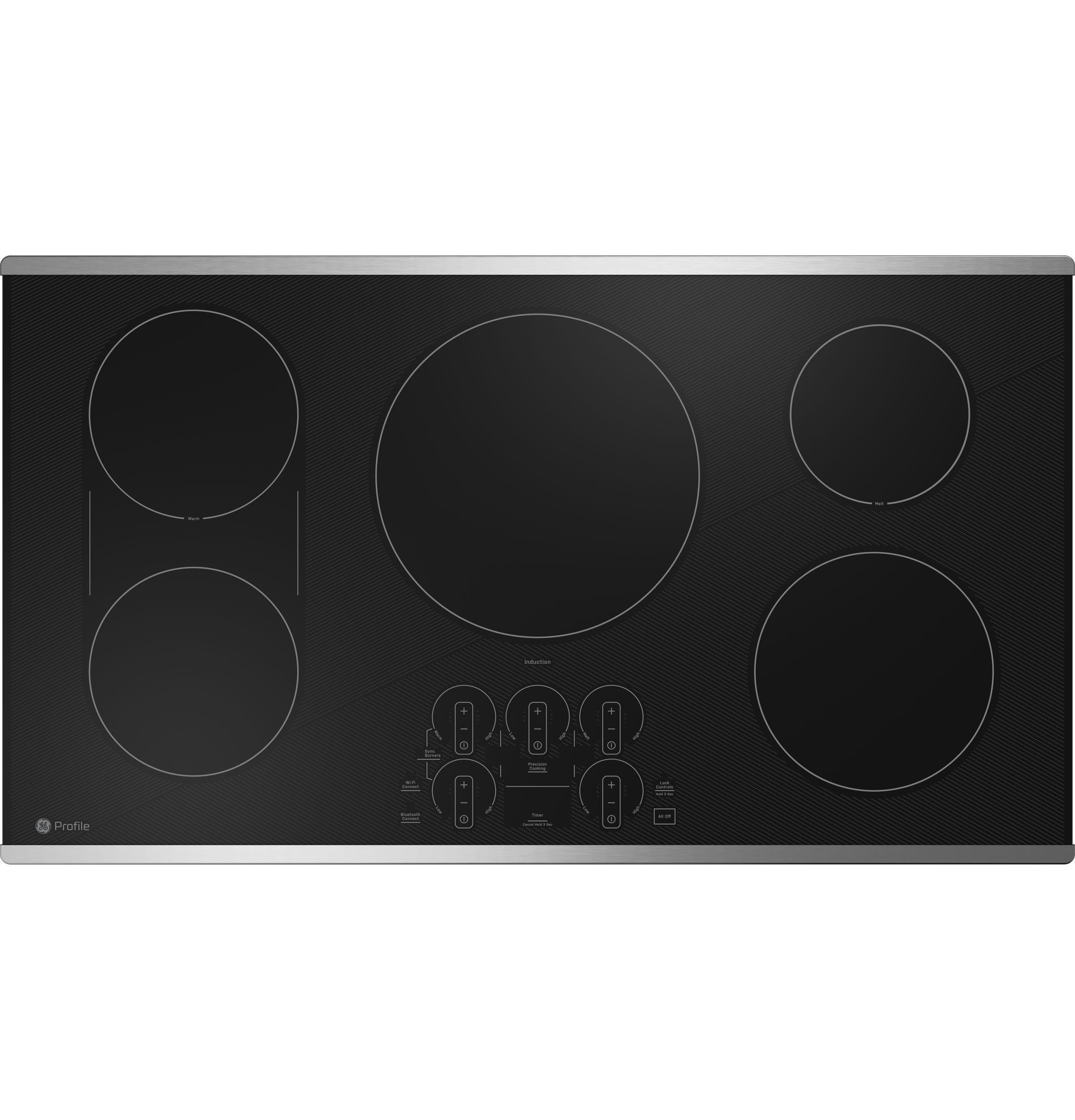 GE Profile 36 Inch Induction Smart Cooktop - Thumbnail 3