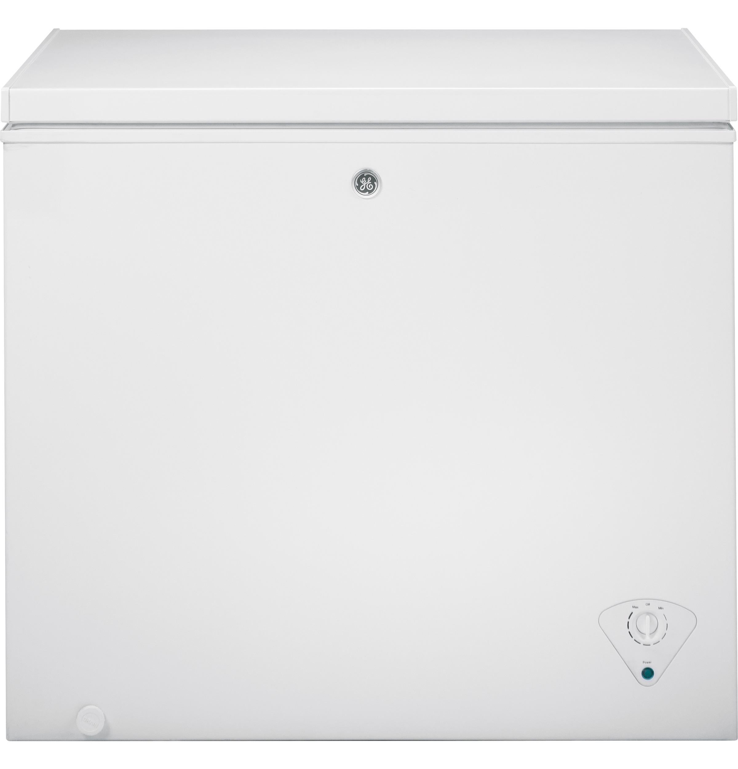 GE FCM7STWW 7.0 Cu. Ft. Manual Defrost Chest Freezer: White
