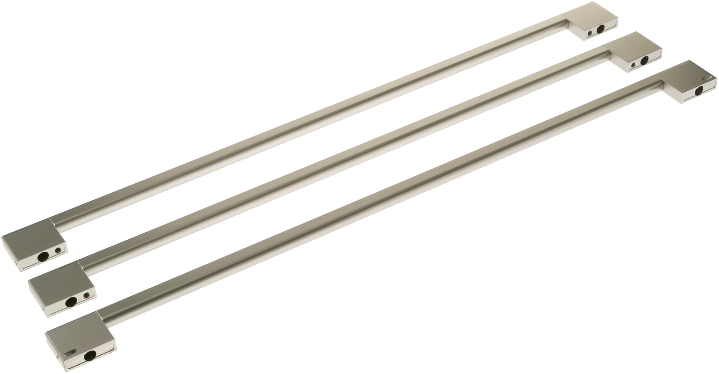 Monogram ZKSB3H3CVSS 3-piece Minimalist Handle Kit: Stainless