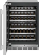 24 Inch Built-In Dual Zone Wine Cooler with 41 Bottle Capacity