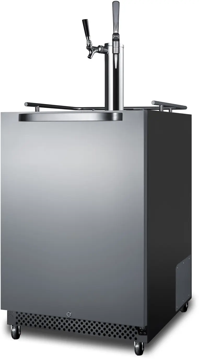 Summit SBC696OSCMTWIN Stainless Steel, W/ Taplock, Right Hinge, W/ Tap K...