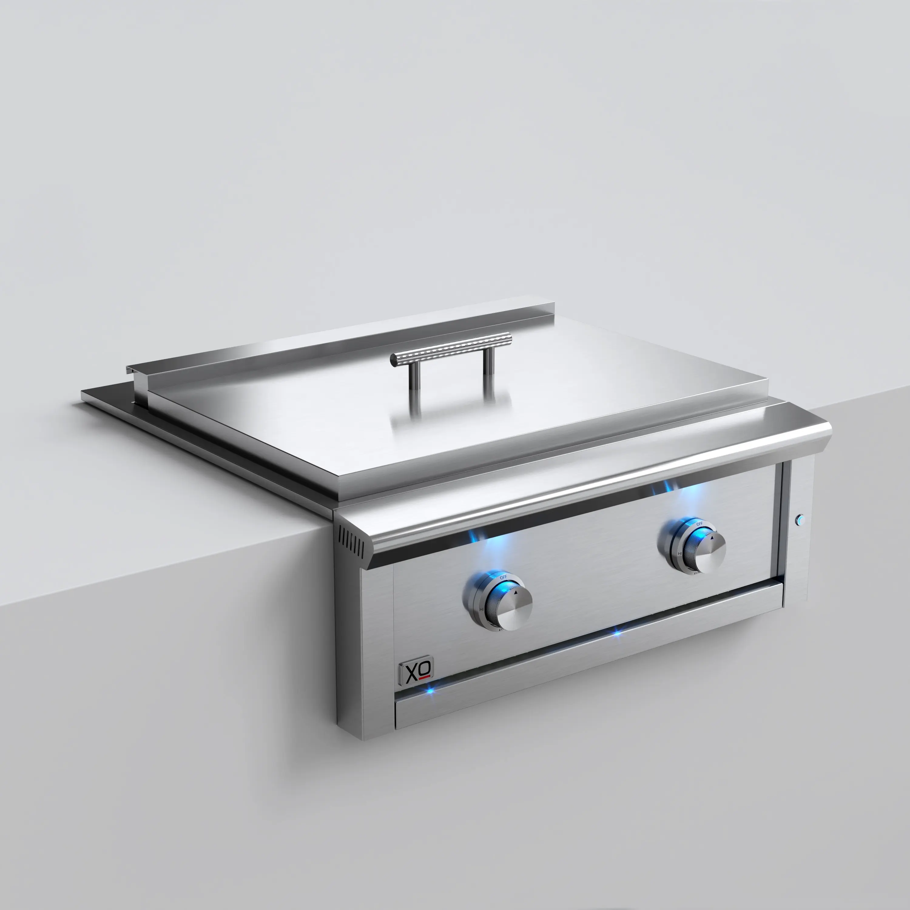 XO XOGRIDDLE30L 30 Inch Built-In Griddle Stainless Steel