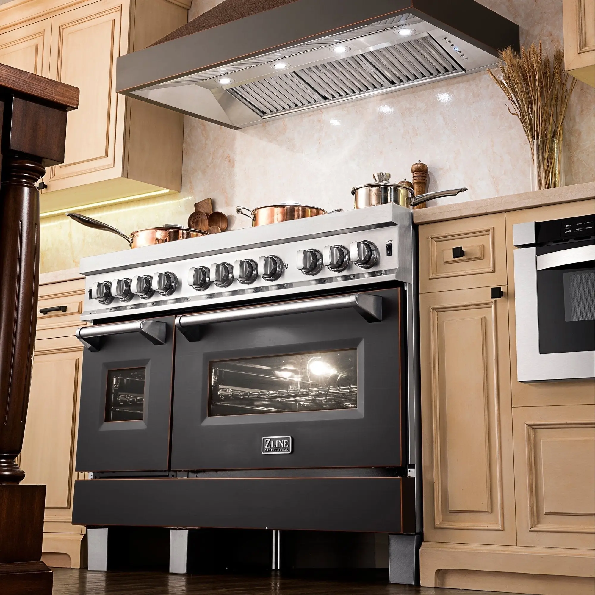 Zline 655HBXXX48 Hammered Copper, 48 Inch, 1200 CFM