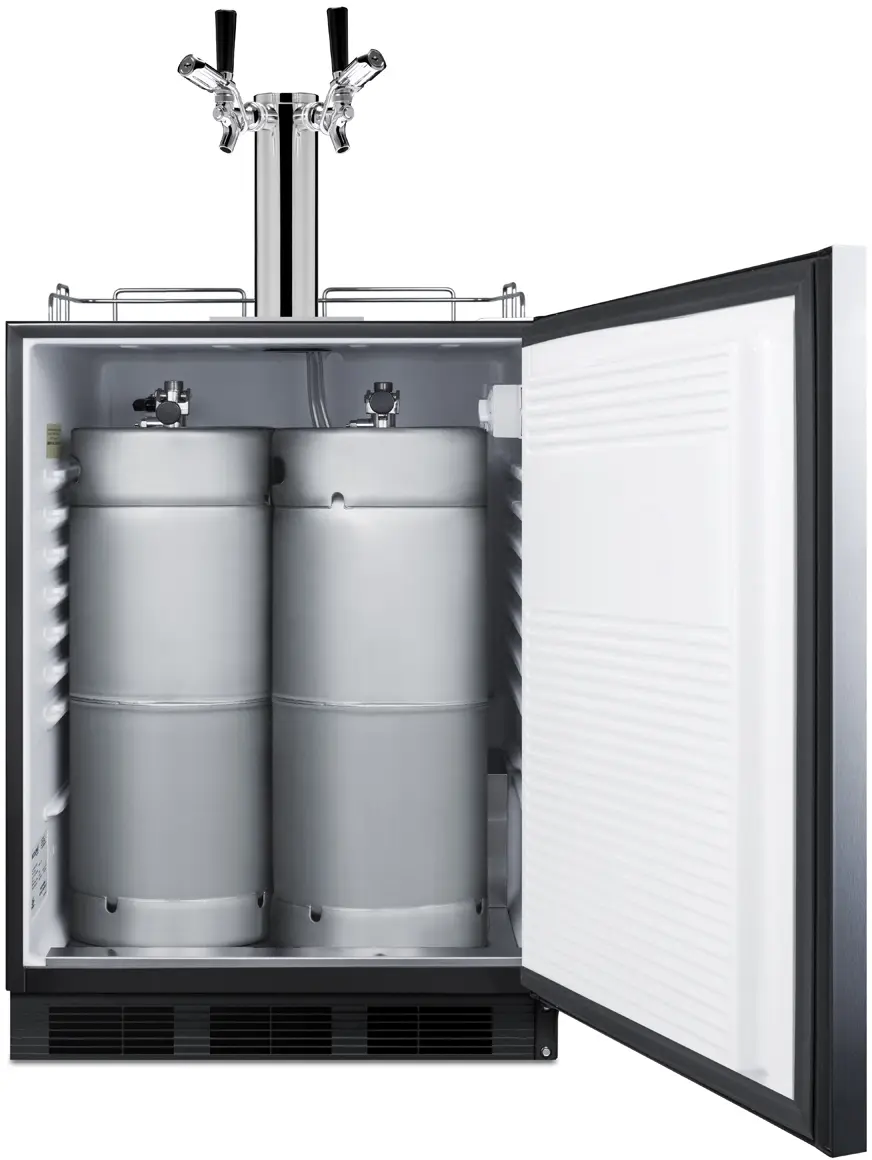 Summit SBC58BLBIADALOCK Stainless Steel/Black, ADA Compliant