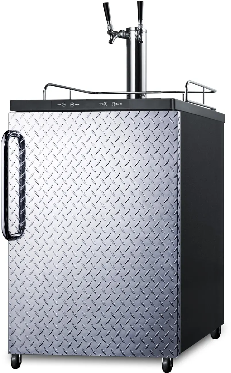 Summit SBC635MSSHVTWIN Stainless Steel/Black, Pro Handle