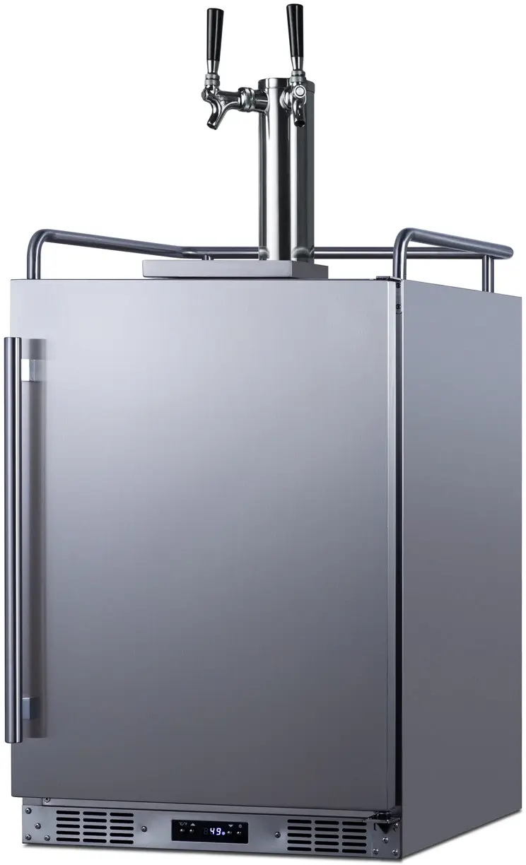 Summit SBC683OSTWIN Stainless Steel, Right Hinge