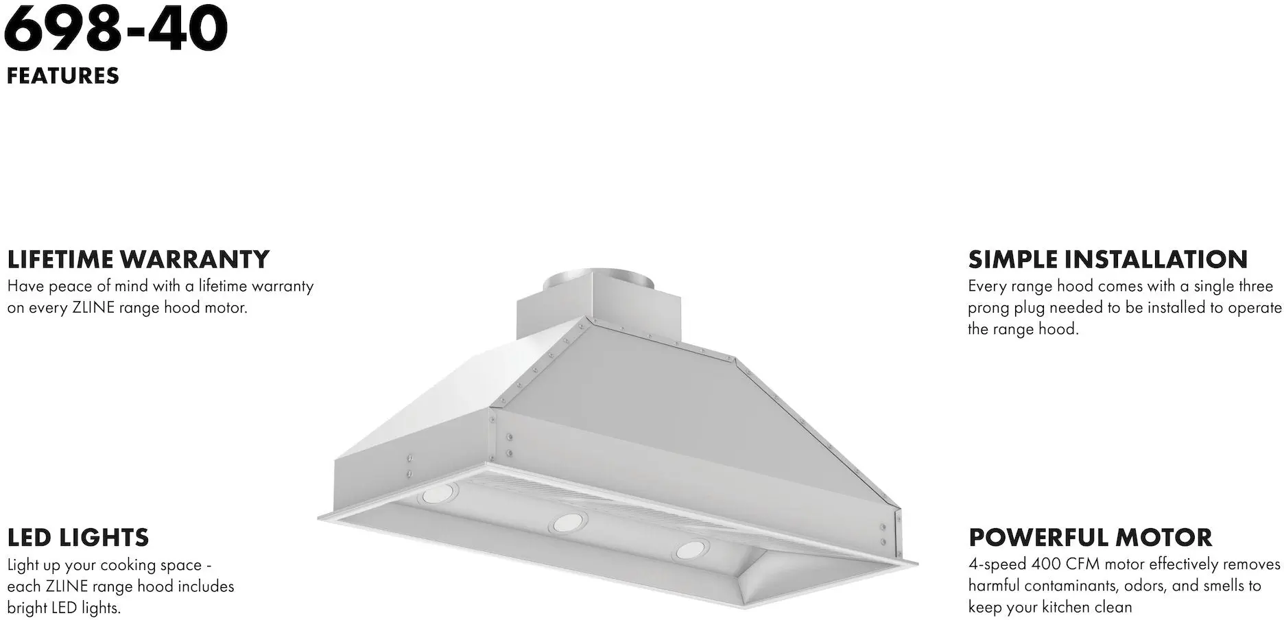 Zline 69858 58 In. Stainless Steel