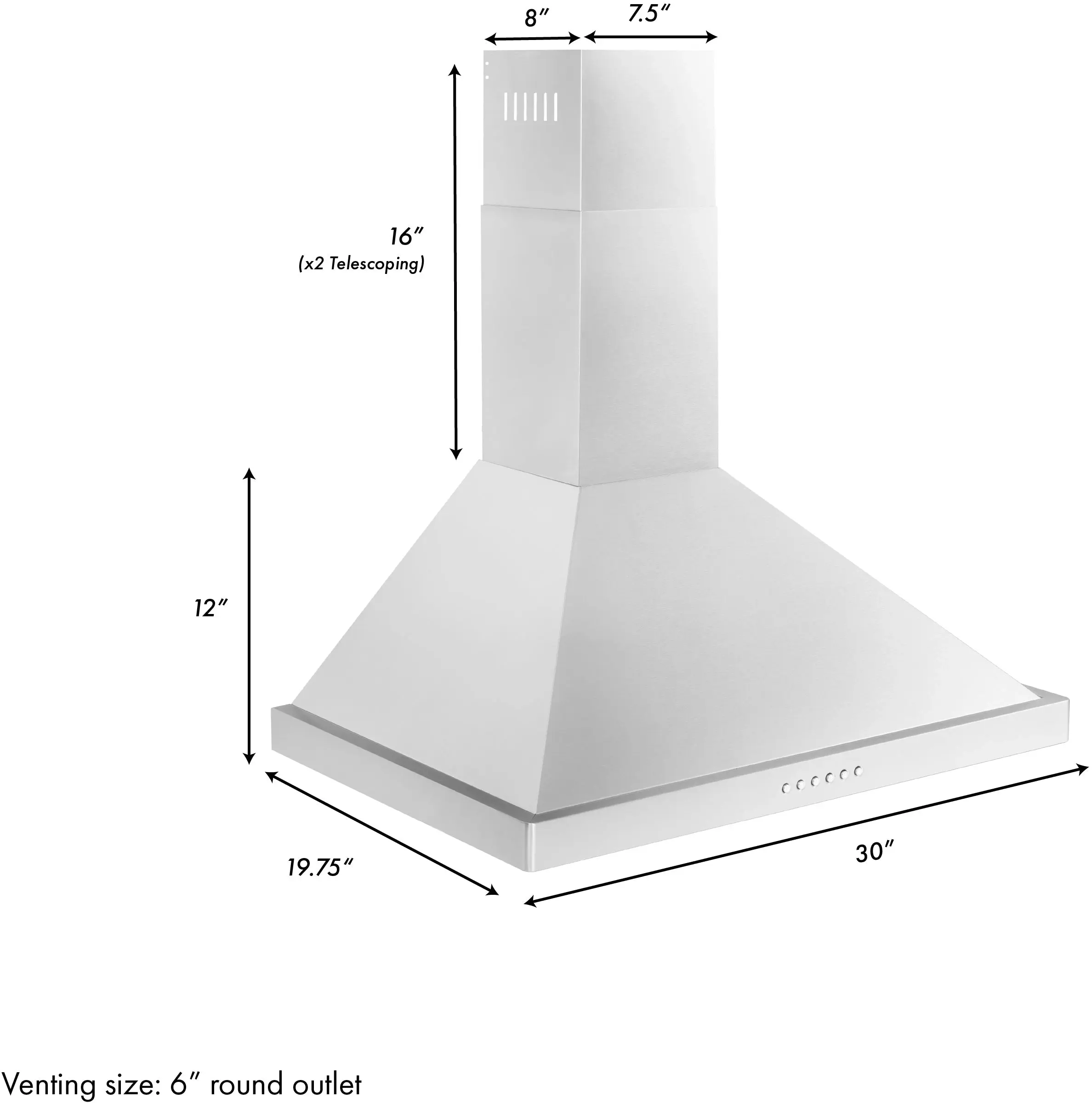 Zline ALP10WL36 Stainless Steel 36 Inch