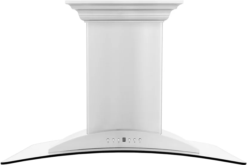 Zline GL9ICRNBT36 Island Mount Range Hood with Built-in CrownSound B...