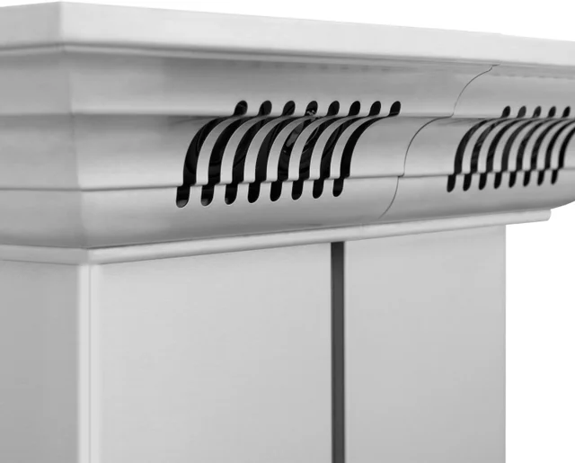 Zline GL9ICRNBT36 Island Mount Range Hood with Built-in CrownSound B...