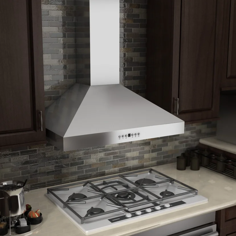 Zline KL3CRN48 Wall Mount Range Hood with LED Lights Stainless Steel