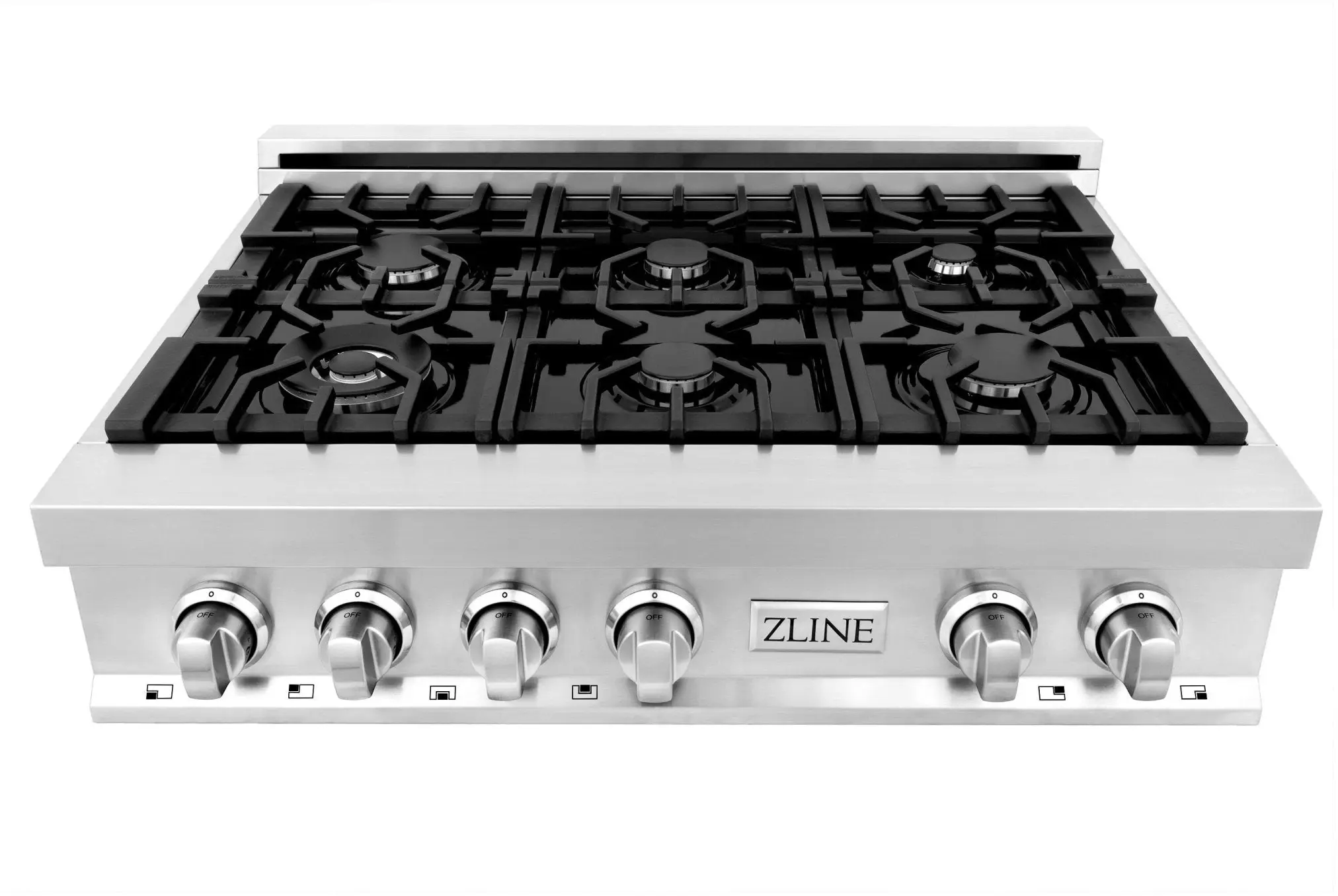Zline RTBR36 Stainless Steel, Brass Burners