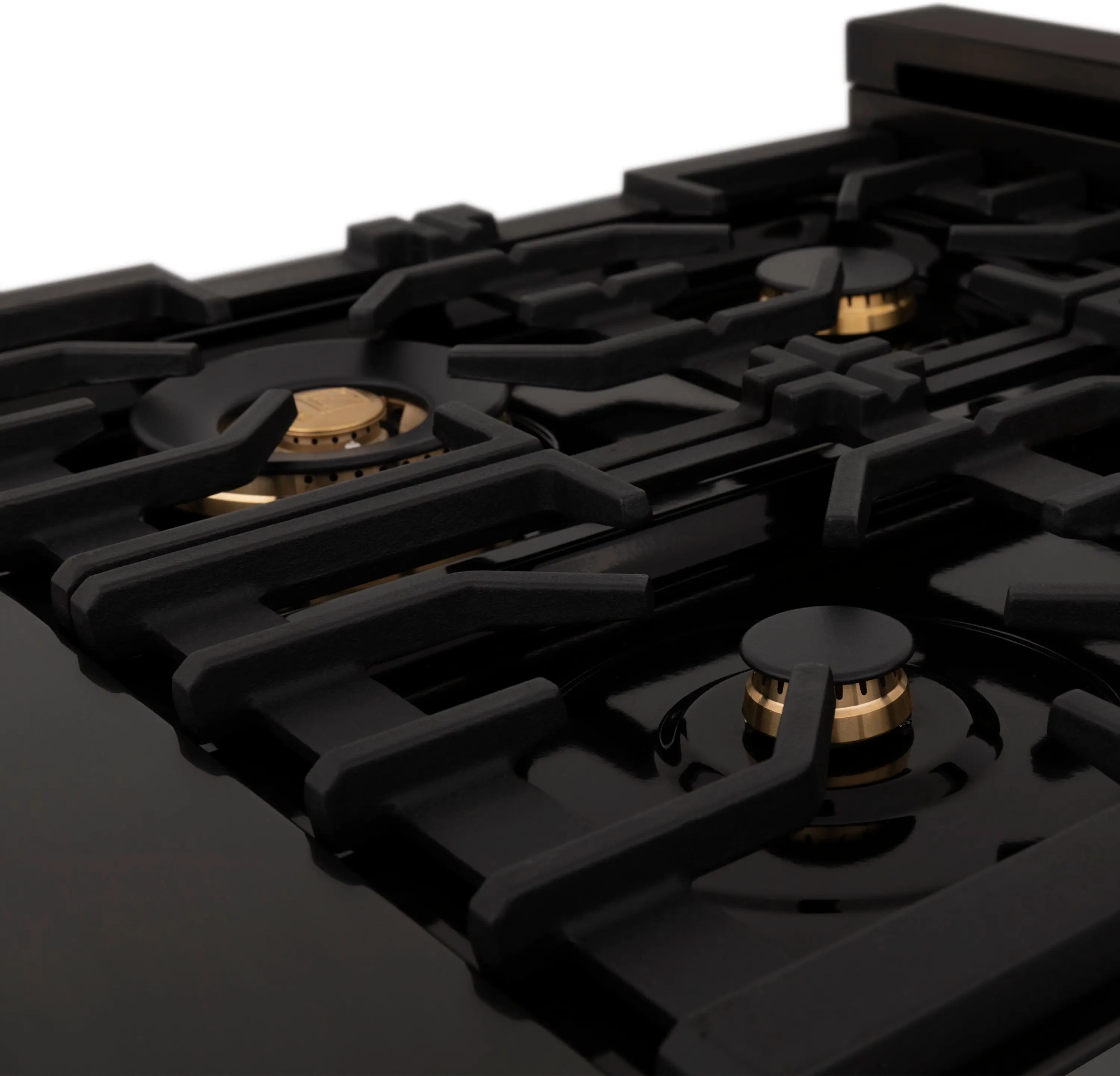 Zline RTBZ48CB Black Stainless Steel And Champagne Bronze Accents