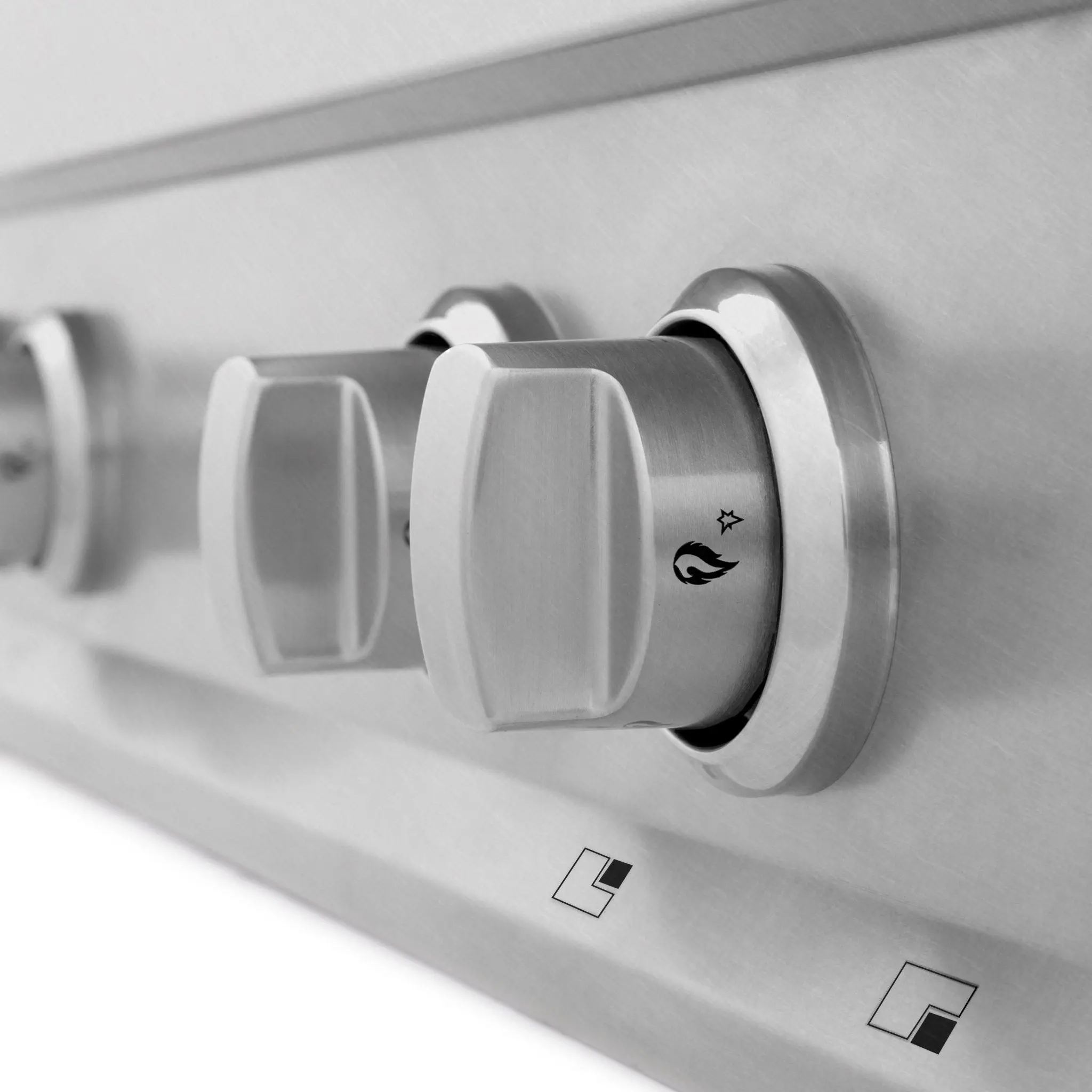 Zline RTSBR36 36 Inch Durasnow Stainless Steel, Brass Burners