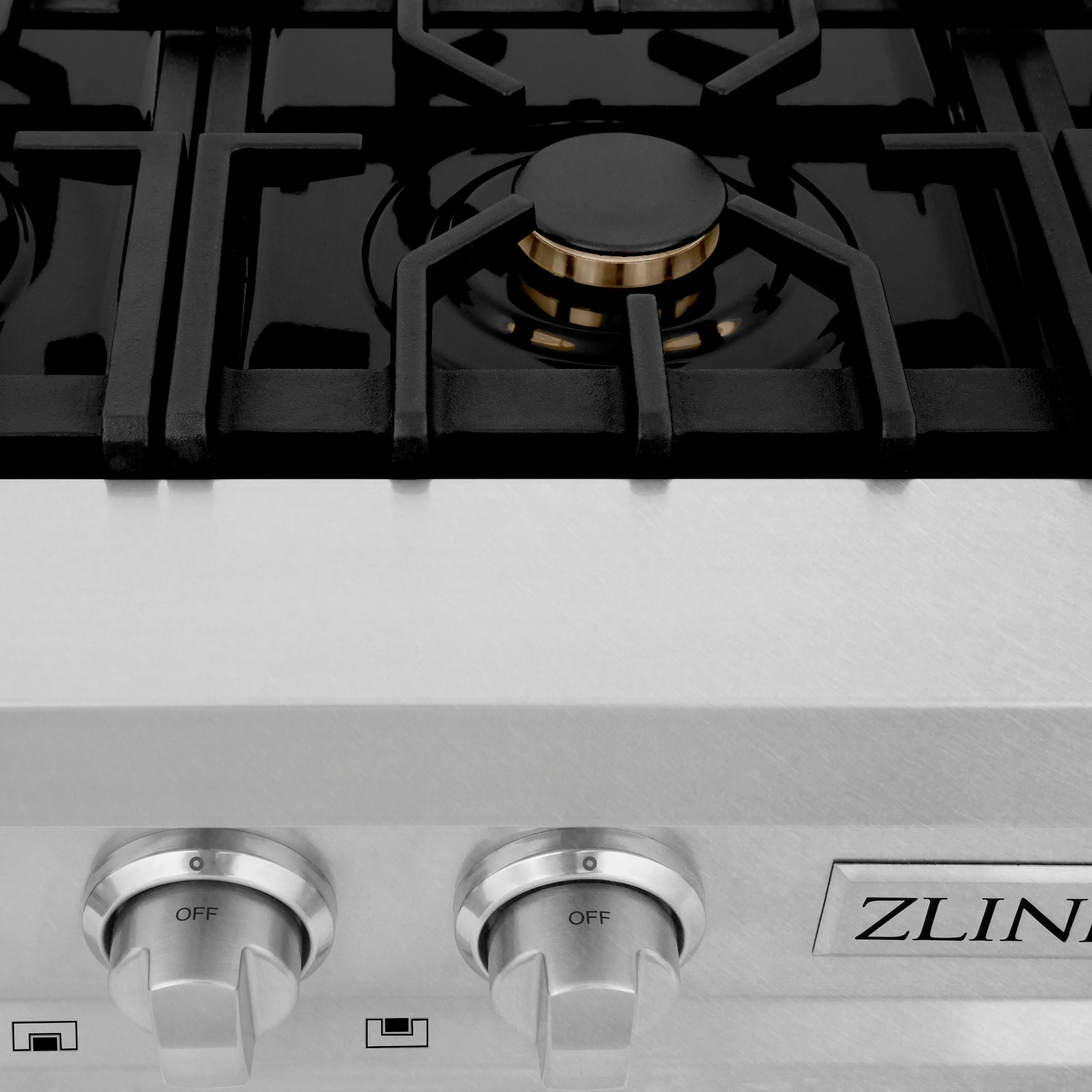 Zline RTSBR36 36 Inch Durasnow Stainless Steel, Brass Burners