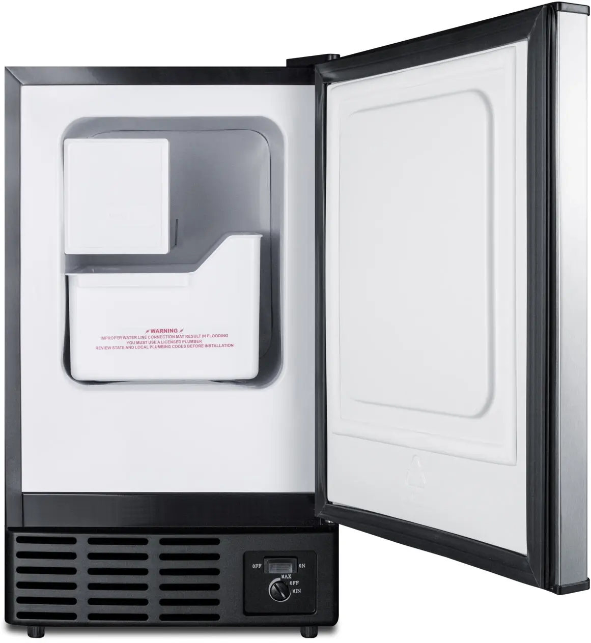 Summit BIM25 Stainless Steel/Black
