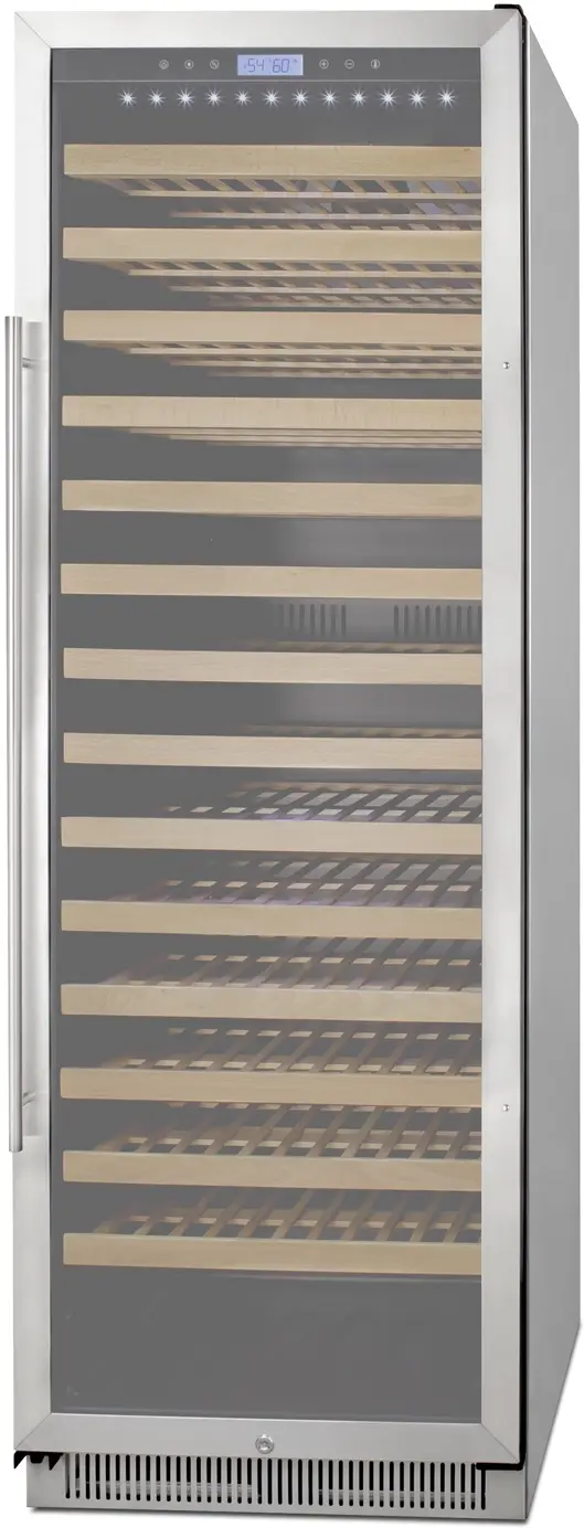 Summit SWC1926BCSS Glass/Stainless Steel