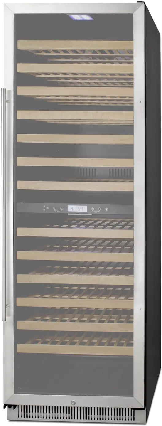 Summit SWC1966B Stainless Steel, Black Cabinet, Right Hinge
