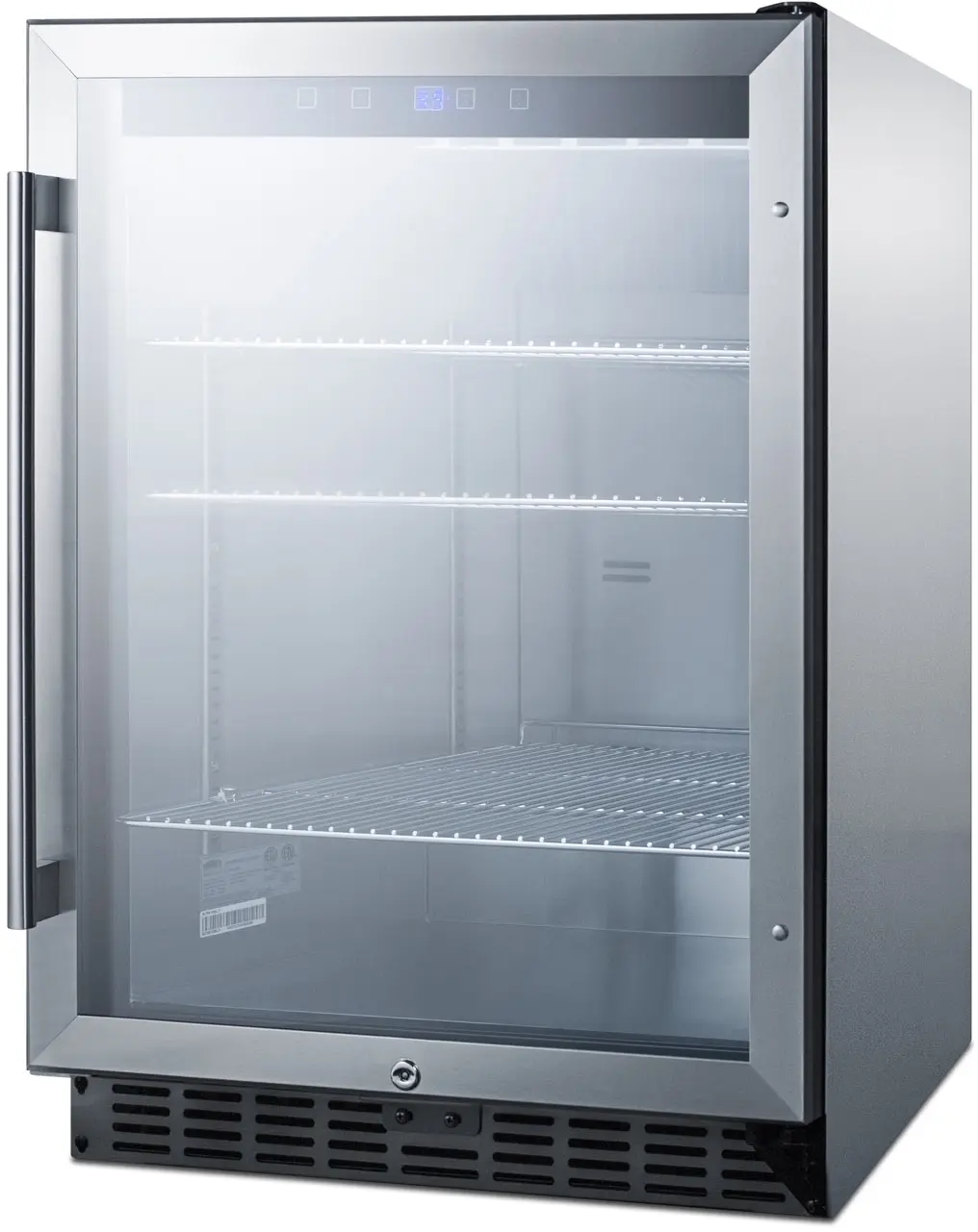 Summit SCR611GLOSRI Glass/Stainless Steel