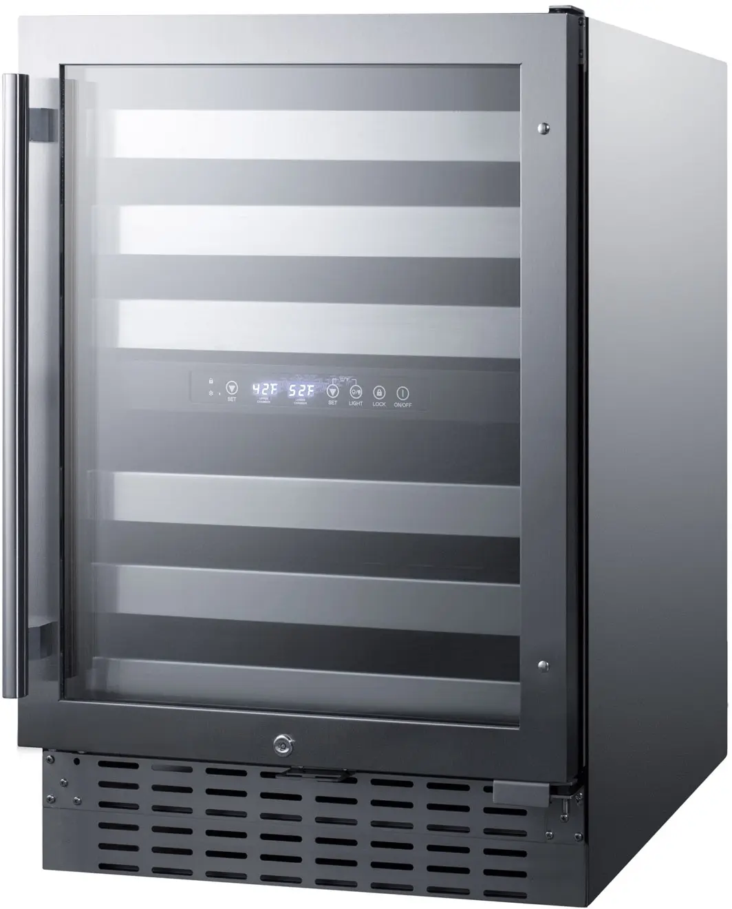 Summit SWC532BLBISTCSS Glass/Stainless Steel