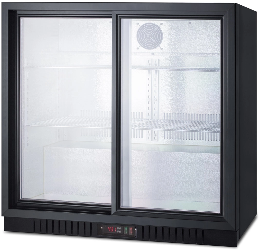 Summit SCR700BCSS Glass/Stainless Steel