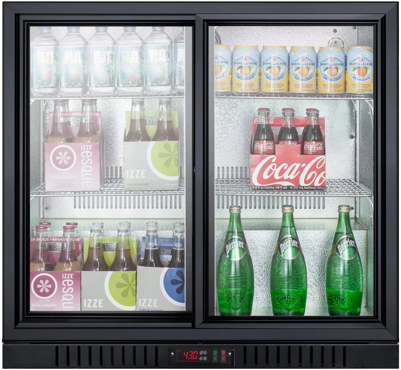 Summit SCR700BCSS Glass/Stainless Steel