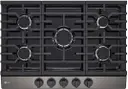 30 Inch Gas Cooktop with 5 Sealed Burners, Continuous Cast-Iron Grates, 20K BTU Ultraheat™ Burner, EasyClean® Stainless Steel Cooktop, Knobs Control, and Auto Reignition