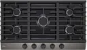 36 Inch Gas Cooktop with 5 Sealed Burners, 22K BTU Ultraheat™ Burner, Continuous Cast-Iron Grates, Knobs Control, and Auto Reignition